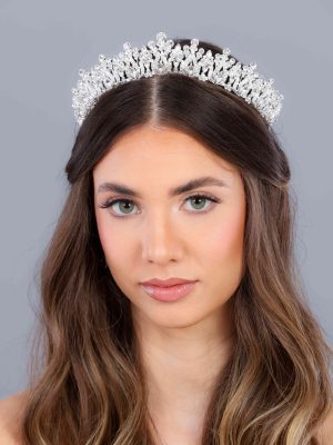 Brand New Maritza Bridal Crown Maritza Bridal 1157 - Flex Floral And Crystal Headband main image 2